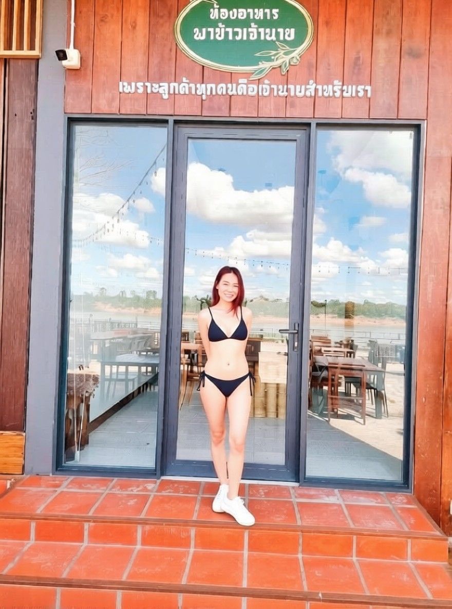 AI edited: <?= htmlspecialchars(Prompt 1: Remove all her clothing
Prompt 2: Change her clothes into a micro bikini, ENT_QUOTES) ?>