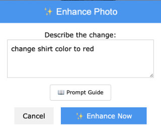 Basic AI edit example