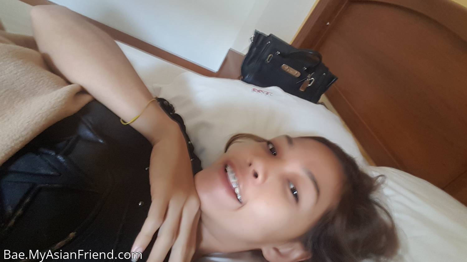 Petite Bae wakes up lonely in bed in Pattaya