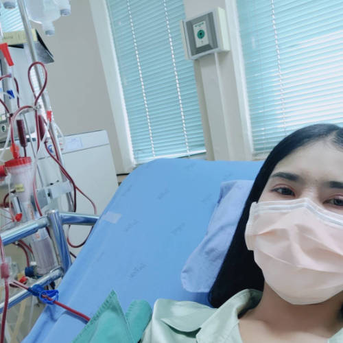 asian girl in hospital