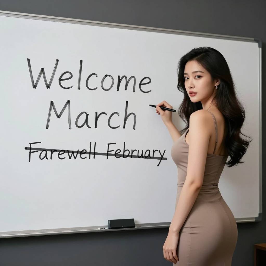 Farewell February and Welcome March